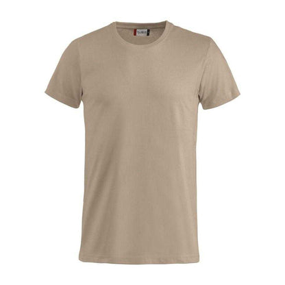Caffe Latte - Front - Clique Mens Basic T-Shirt