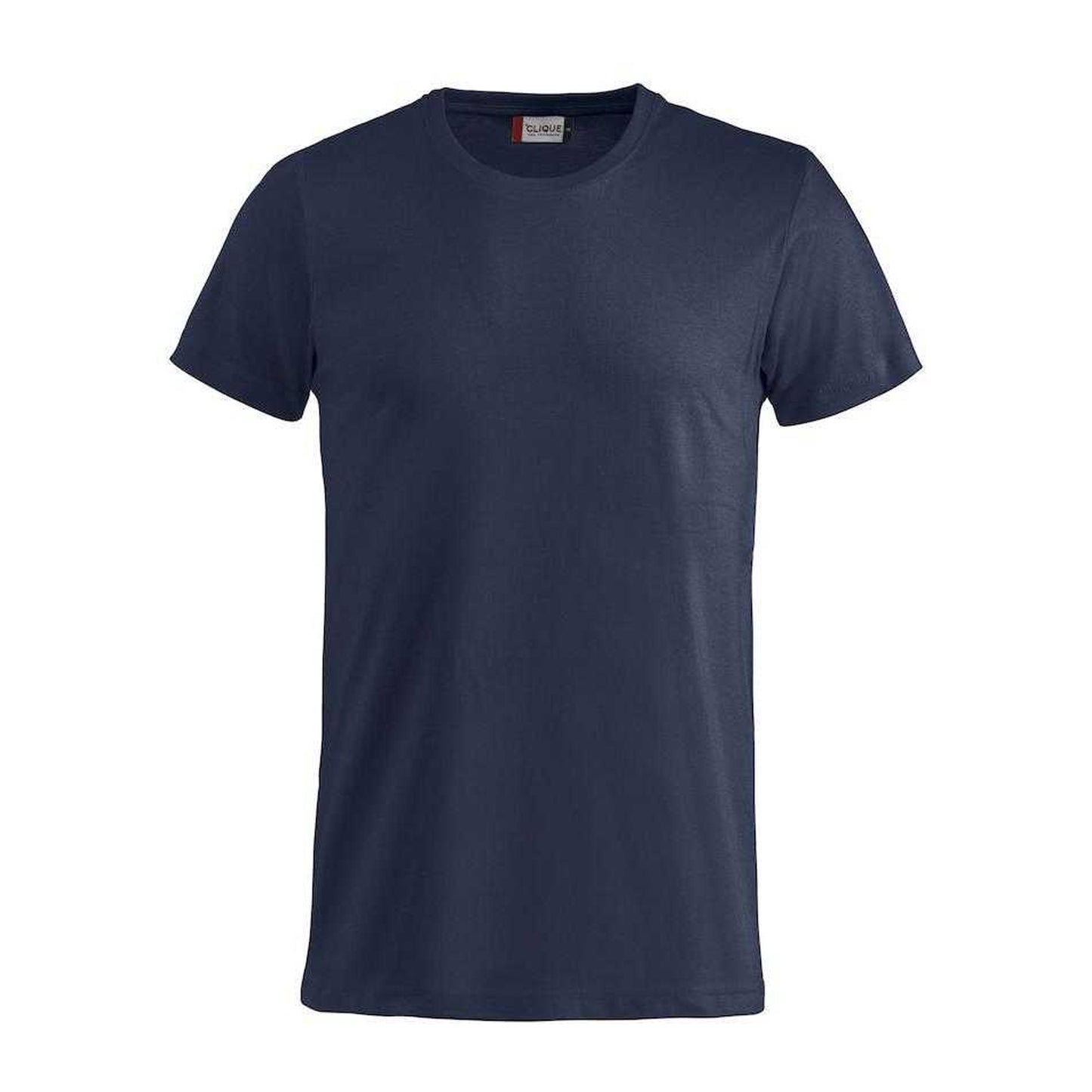 Dark Navy - Front - Clique Mens Basic T-Shirt