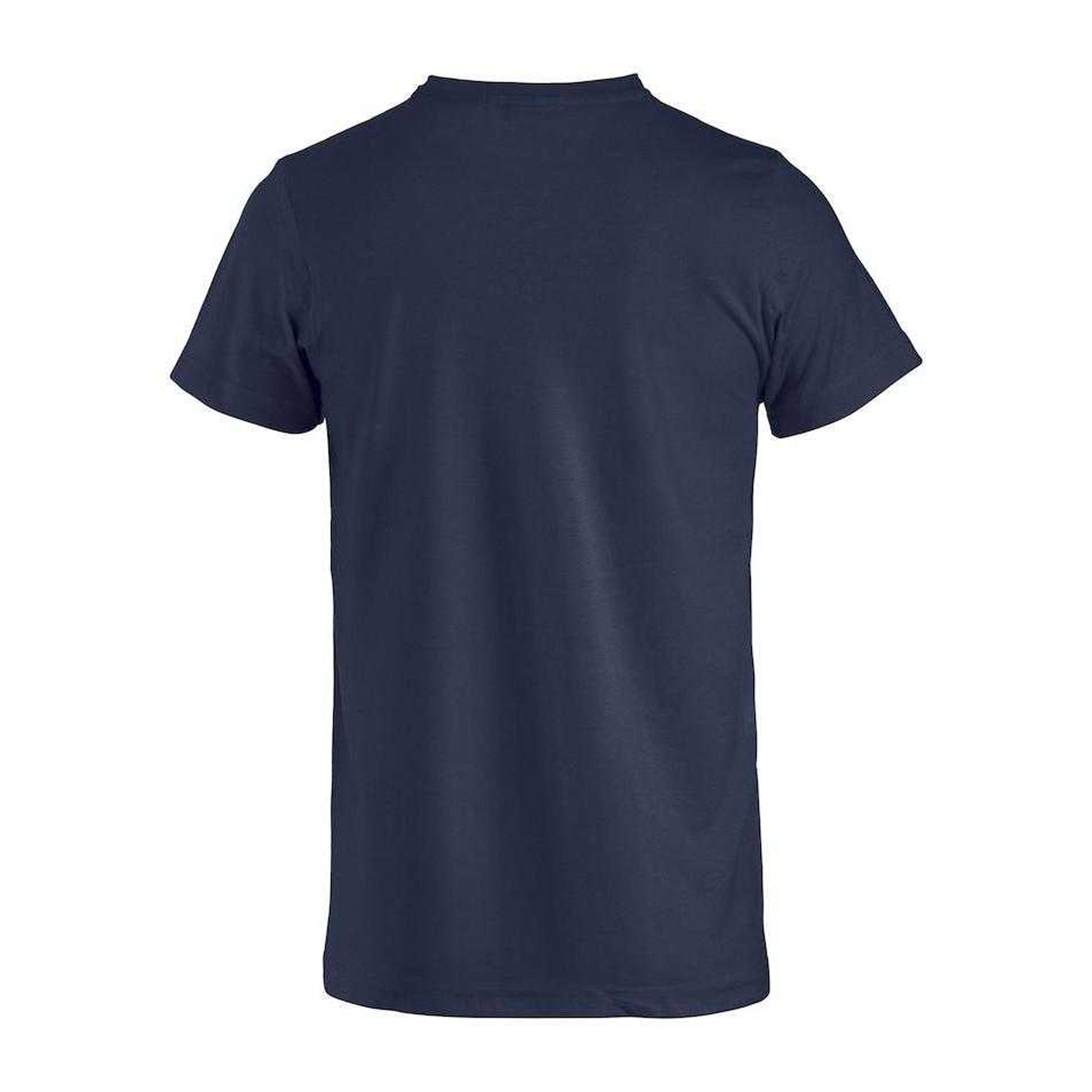 Dark Navy - Back - Clique Mens Basic T-Shirt