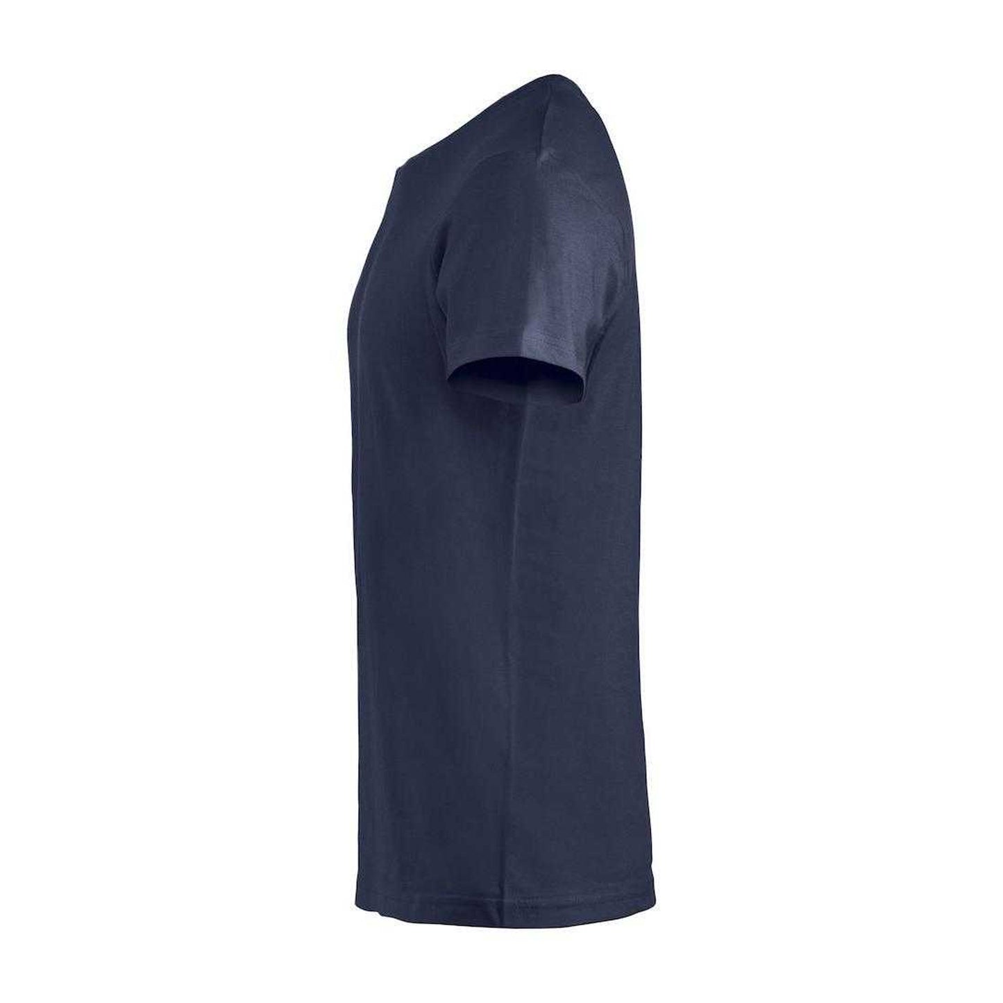 Dark Navy - Side - Clique Mens Basic T-Shirt