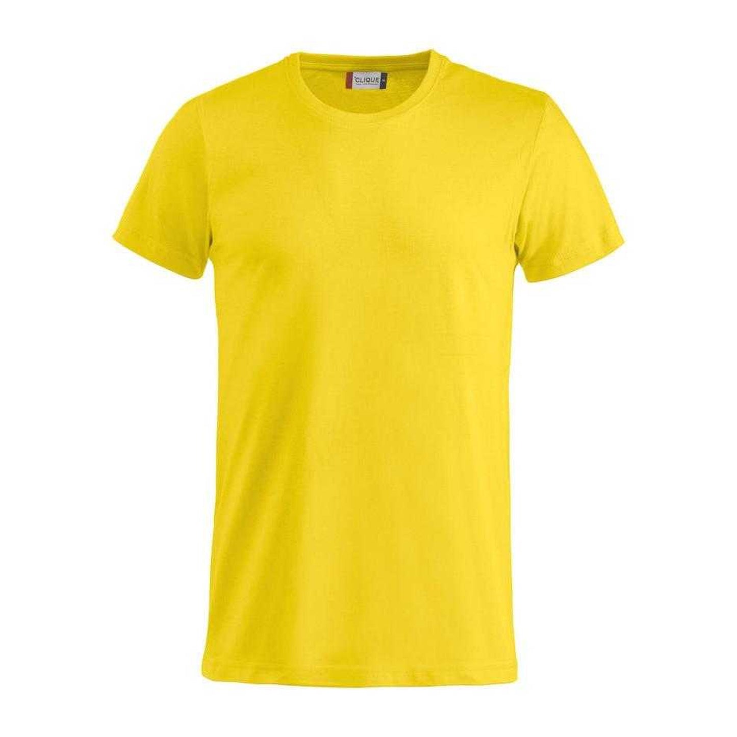 Lemon - Front - Clique Mens Basic T-Shirt