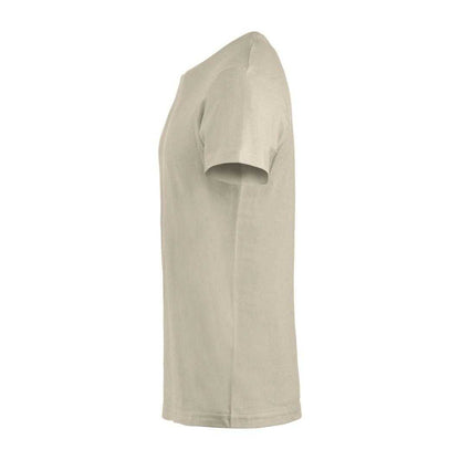 Light Khaki - Side - Clique Mens Basic T-Shirt