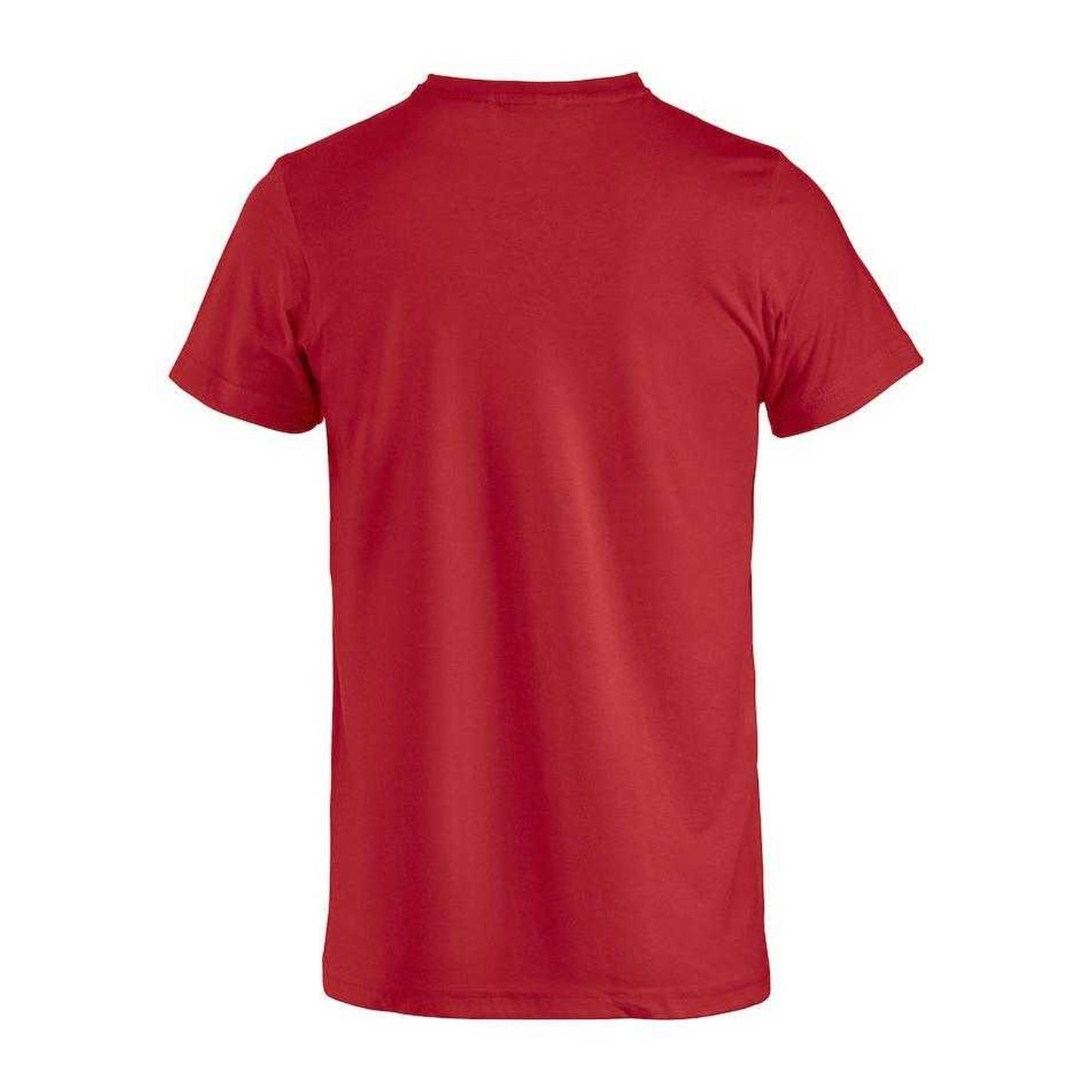 Red - Back - Clique Mens Basic T-Shirt