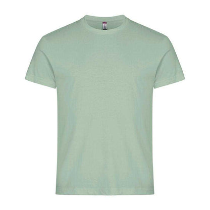 Sage Green - Front - Clique Mens Basic T-Shirt