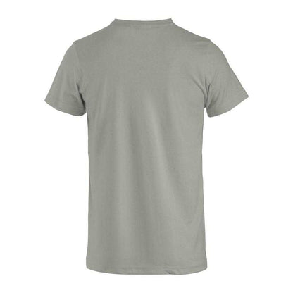 Silver - Back - Clique Mens Basic T-Shirt