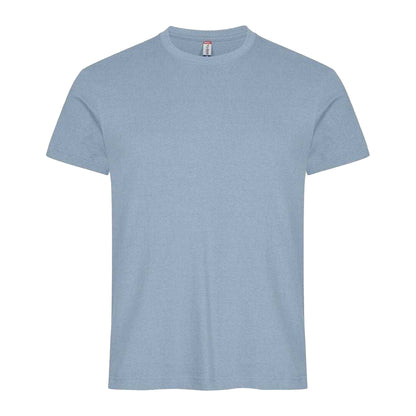 Soft Blue - Front - Clique Mens Basic T-Shirt