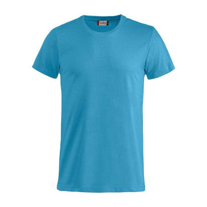 Turquoise - Front - Clique Mens Basic T-Shirt