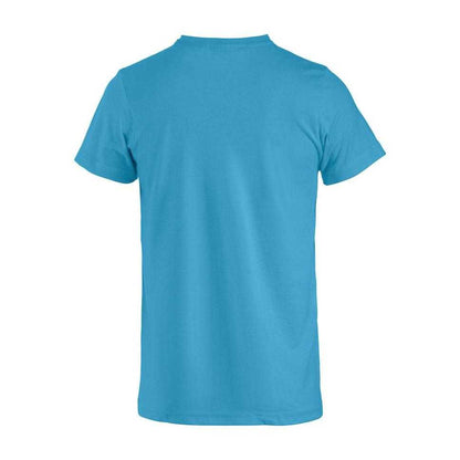Turquoise - Back - Clique Mens Basic T-Shirt