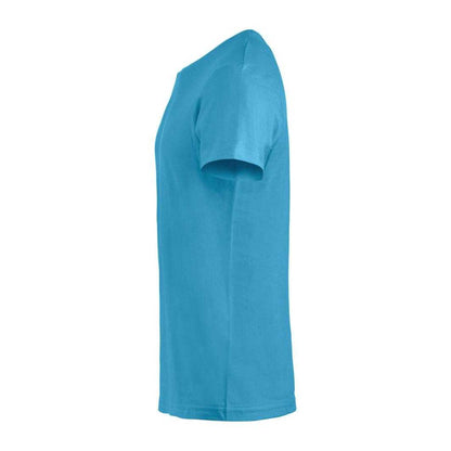Turquoise - Side - Clique Mens Basic T-Shirt