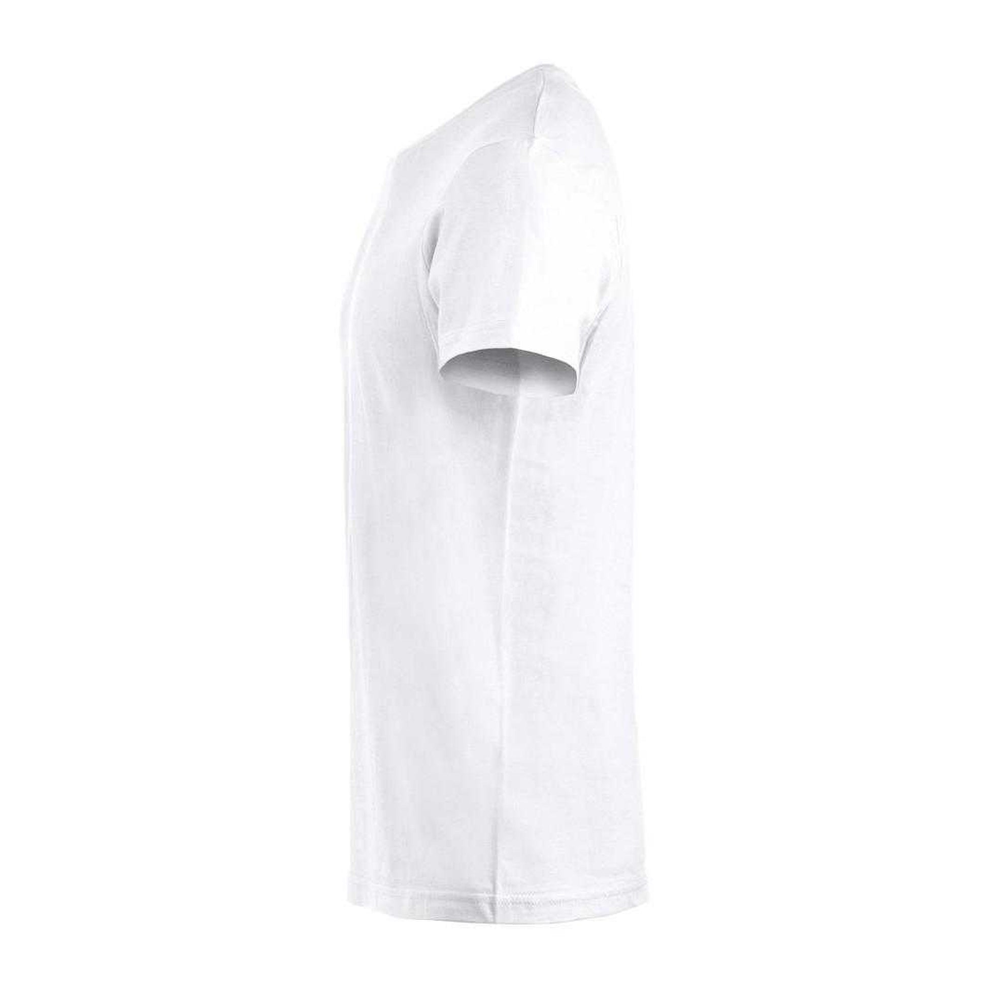 White - Side - Clique Mens Basic T-Shirt