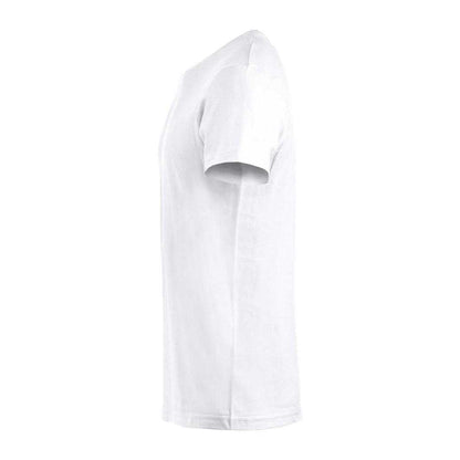 White - Side - Clique Mens Basic T-Shirt