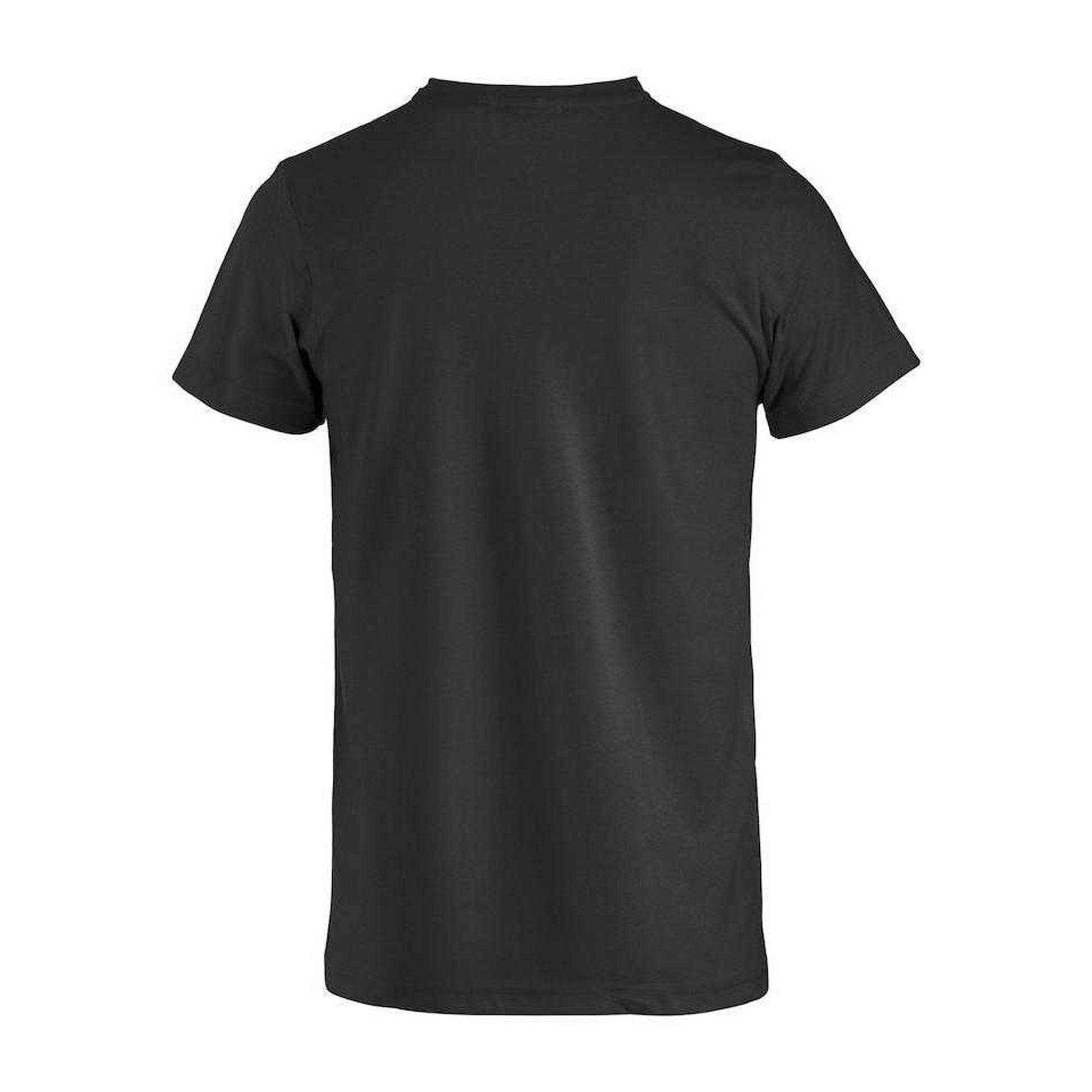 Black - Back - Clique Mens Basic T-Shirt