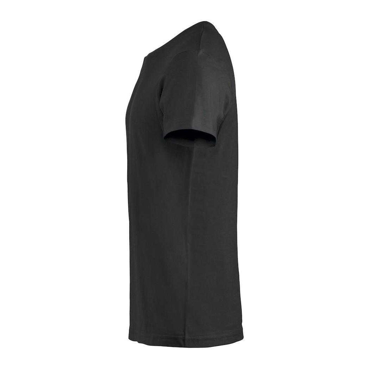 Black - Side - Clique Mens Basic T-Shirt