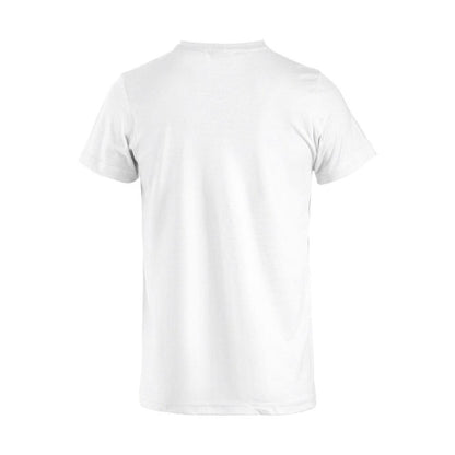 White - Lifestyle - Clique Mens Basic T-Shirt