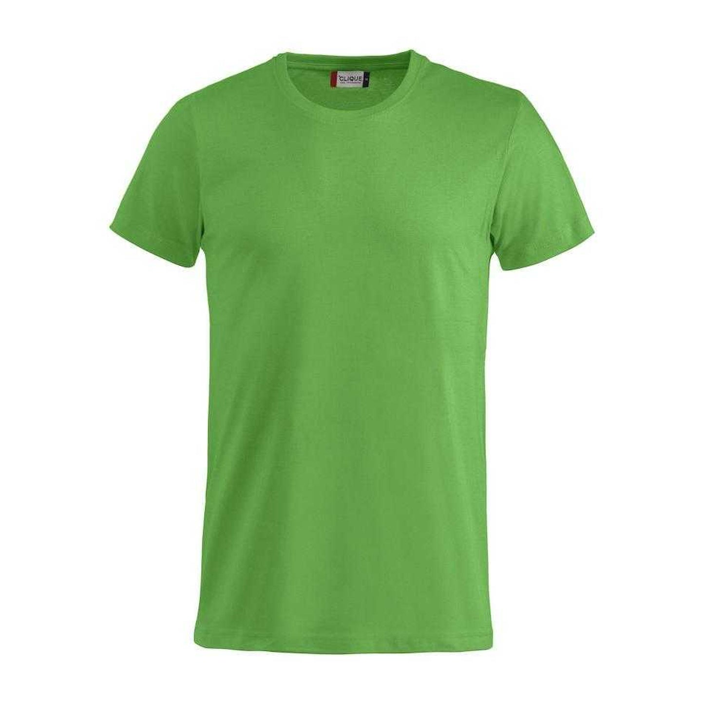 Apple Green - Front - Clique Mens Basic T-Shirt