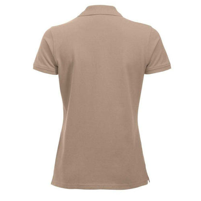 Caffe Latte - Back - Clique Womens-Ladies Marion Polo Shirt