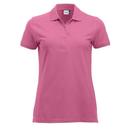 Bright Pink - Front - Clique Womens-Ladies Marion Polo Shirt