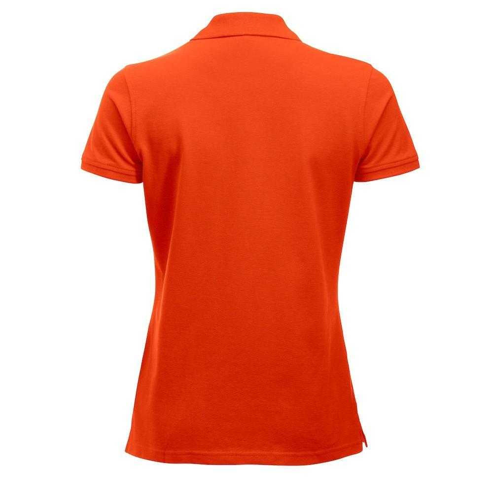 Blood Orange - Back - Clique Womens-Ladies Marion Polo Shirt