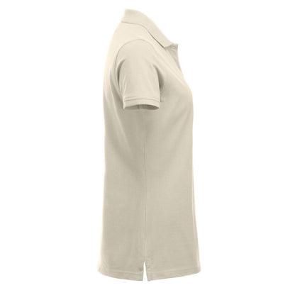 Light Khaki - Back - Clique Womens-Ladies Classic Marion Melange Polo Shirt
