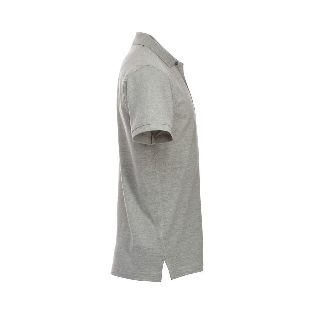 Grey Melange - Back - Clique Mens Classic Lincoln Melange Polo Shirt