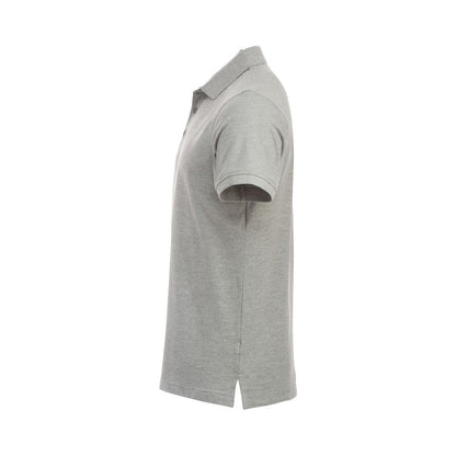 Grey Melange - Side - Clique Mens Classic Lincoln Melange Polo Shirt