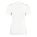White - Back - Kustom Kit Ladies Sophia Comfortec® V-Neck Short Sleeve Polo Shirt