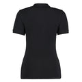 Black - Back - Kustom Kit Ladies Sophia Comfortec® V-Neck Short Sleeve Polo Shirt