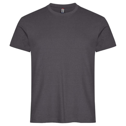 Metal Grey - Front - Clique Mens Basic T-Shirt
