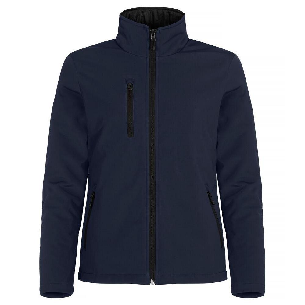 Dark Navy - Front - Clique Womens-Ladies Padded Soft Shell Jacket