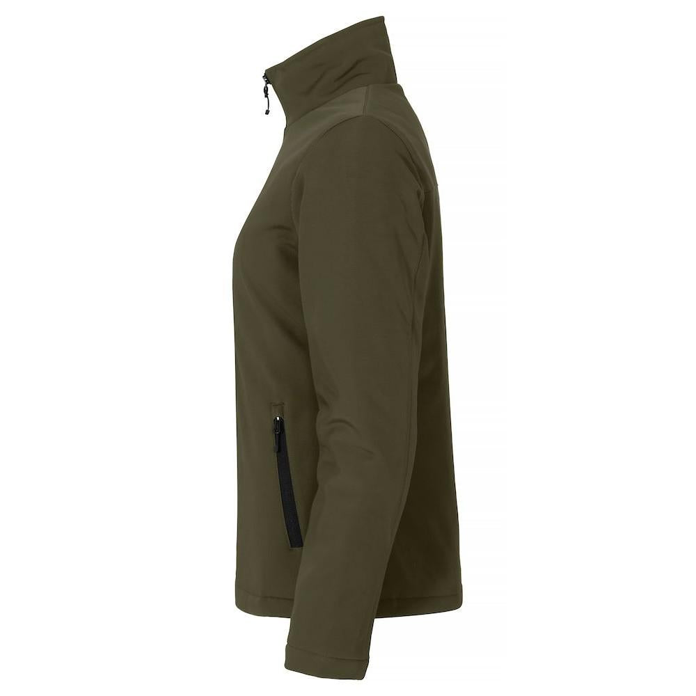 Fog Green - Side - Clique Womens-Ladies Padded Soft Shell Jacket