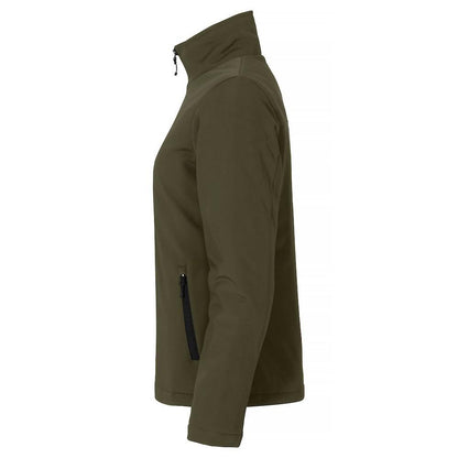 Fog Green - Side - Clique Womens-Ladies Padded Soft Shell Jacket