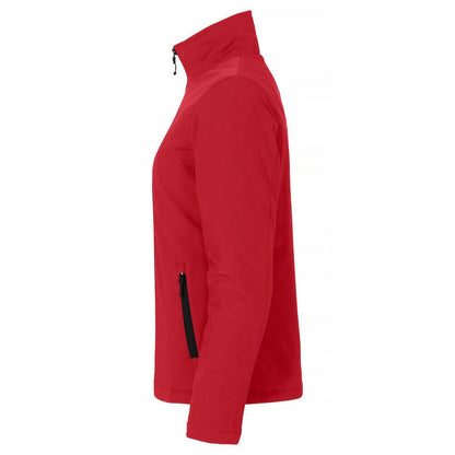 Red - Side - Clique Womens-Ladies Padded Soft Shell Jacket