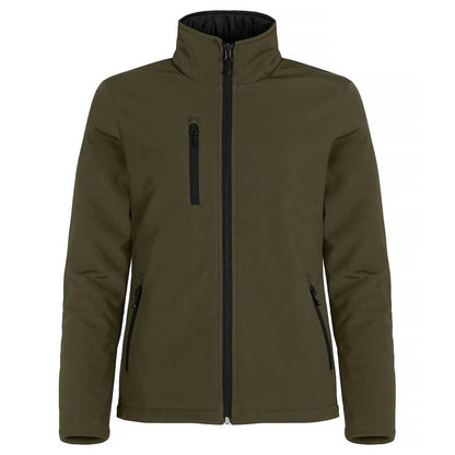 Fog Green - Front - Clique Womens-Ladies Padded Soft Shell Jacket