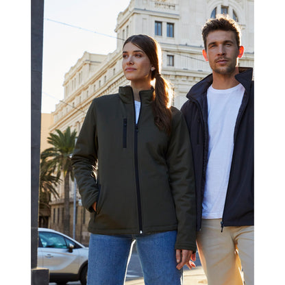 Dark Grey - Front - Clique Womens-Ladies Padded Soft Shell Jacket