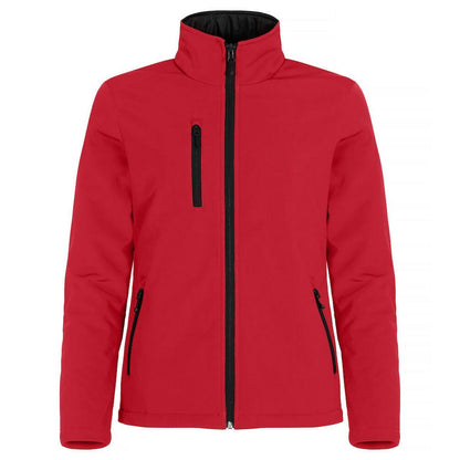 Red - Front - Clique Womens-Ladies Padded Soft Shell Jacket