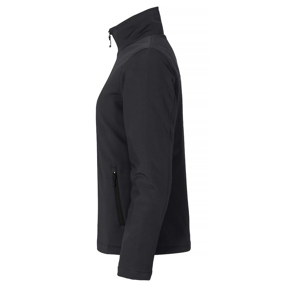 Black - Side - Clique Womens-Ladies Padded Soft Shell Jacket