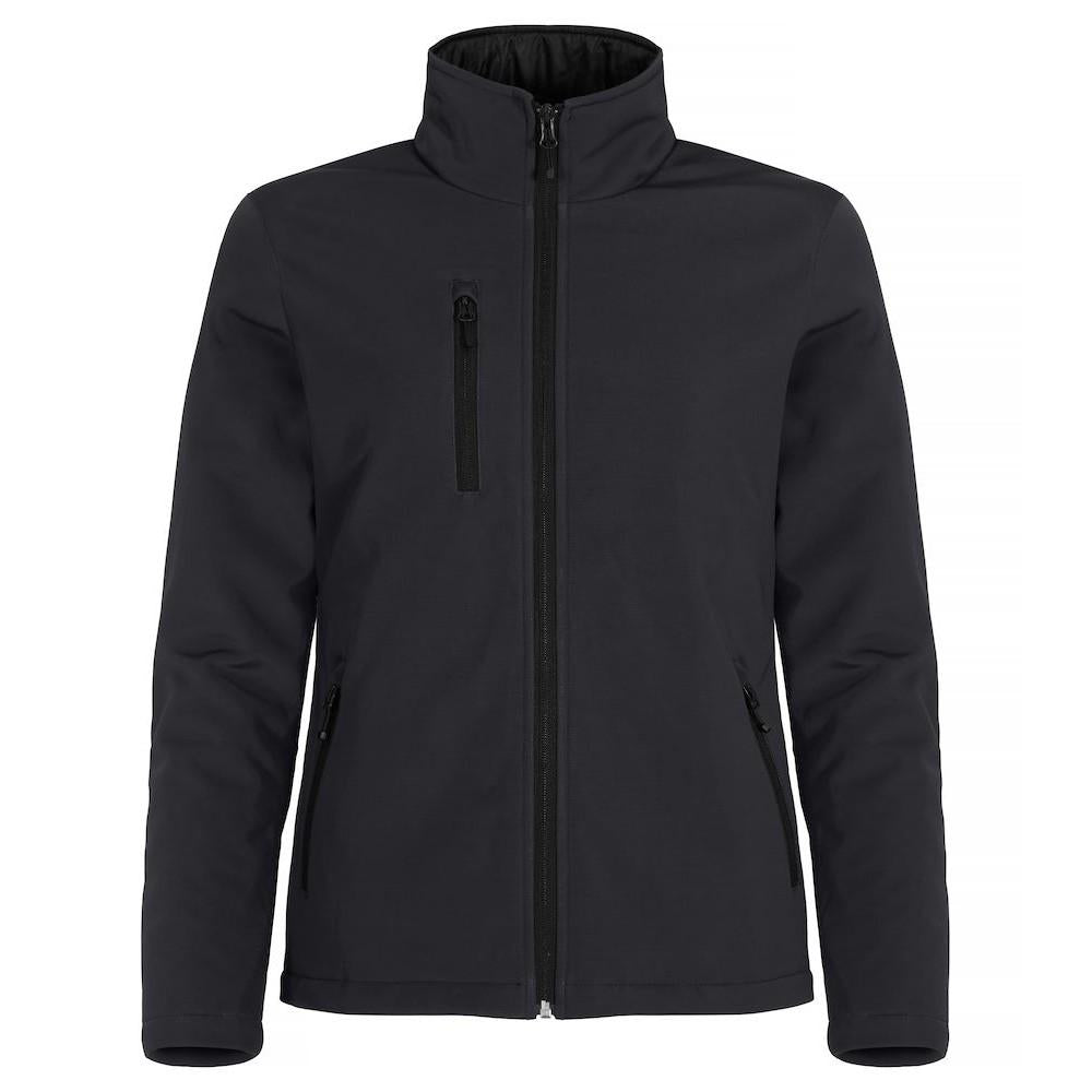 Black - Front - Clique Womens-Ladies Padded Soft Shell Jacket