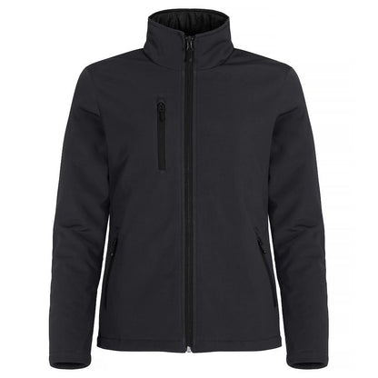Black - Front - Clique Womens-Ladies Padded Soft Shell Jacket