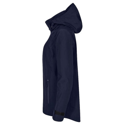 Dark Navy - Side - Clique Womens-Ladies Classic Soft Shell Jacket