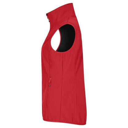 Red - Lifestyle - Clique Womens-Ladies Classic Softshell Body Warmer