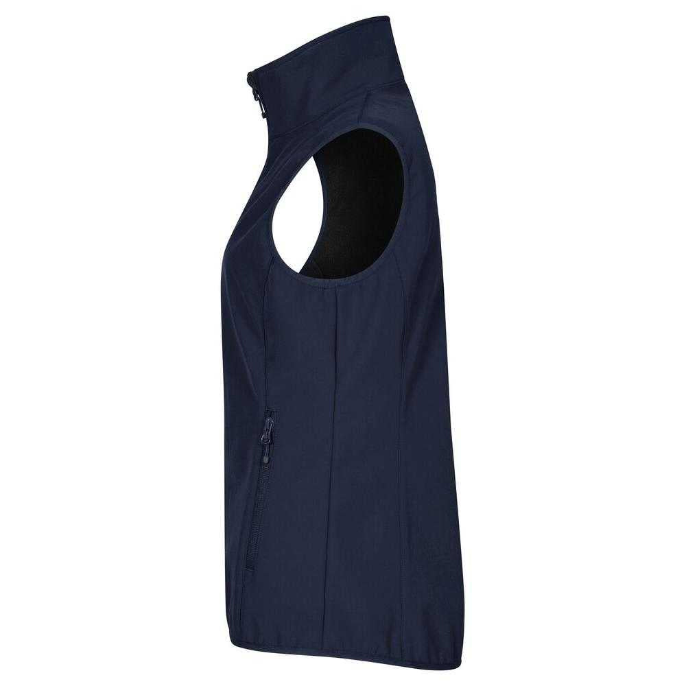 Dark Navy - Lifestyle - Clique Womens-Ladies Classic Softshell Body Warmer
