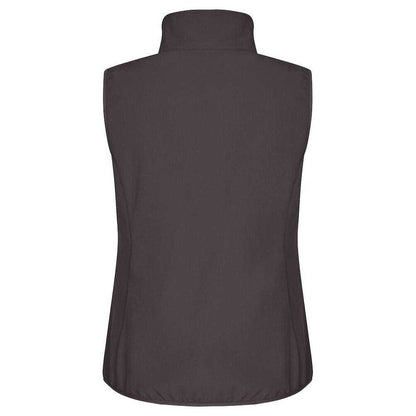 Dark Grey - Back - Clique Womens-Ladies Classic Softshell Body Warmer