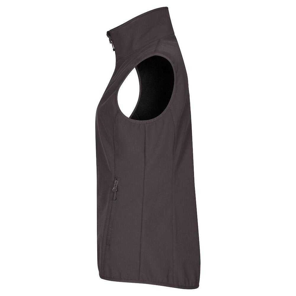 Dark Grey - Lifestyle - Clique Womens-Ladies Classic Softshell Body Warmer