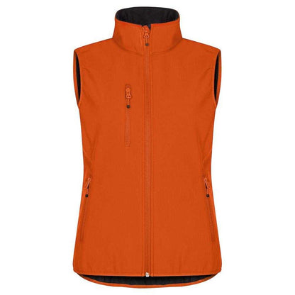 Blood Orange - Front - Clique Womens-Ladies Classic Softshell Body Warmer
