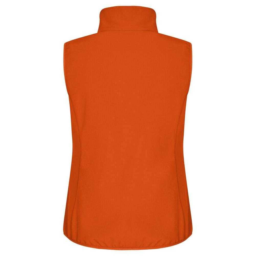 Blood Orange - Back - Clique Womens-Ladies Classic Softshell Body Warmer