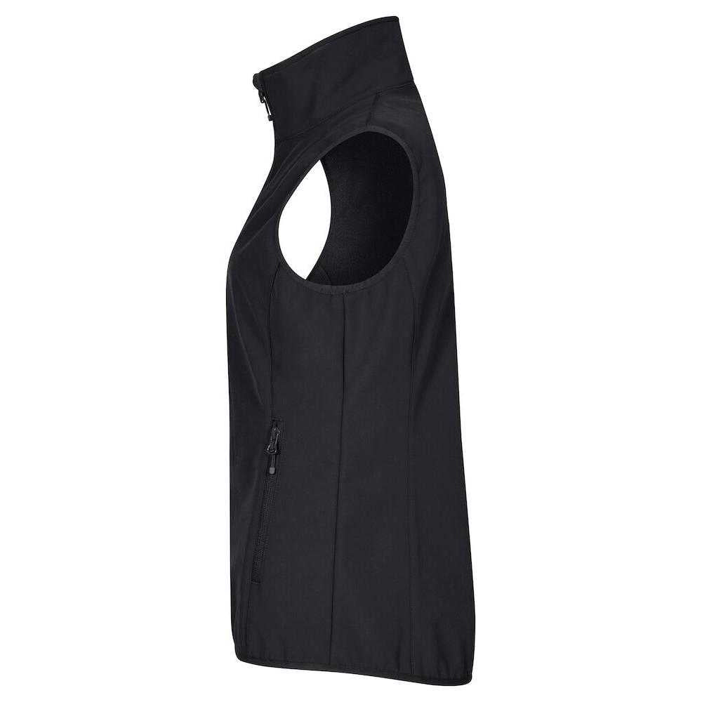 Black - Lifestyle - Clique Womens-Ladies Classic Softshell Body Warmer