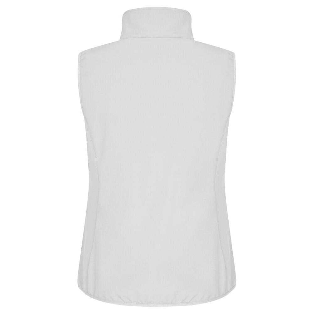 White - Back - Clique Womens-Ladies Classic Softshell Body Warmer