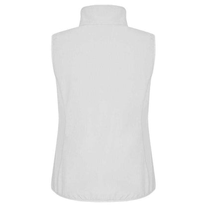 White - Back - Clique Womens-Ladies Classic Softshell Body Warmer