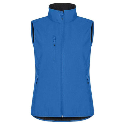 Royal Blue - Front - Clique Womens-Ladies Classic Softshell Body Warmer