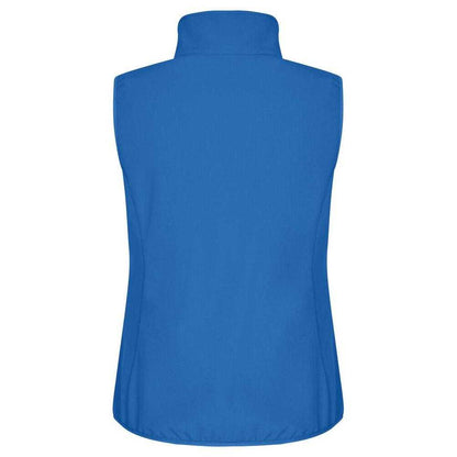 Royal Blue - Back - Clique Womens-Ladies Classic Softshell Body Warmer